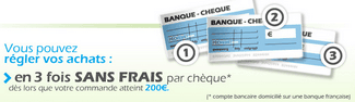 chèques acceptés